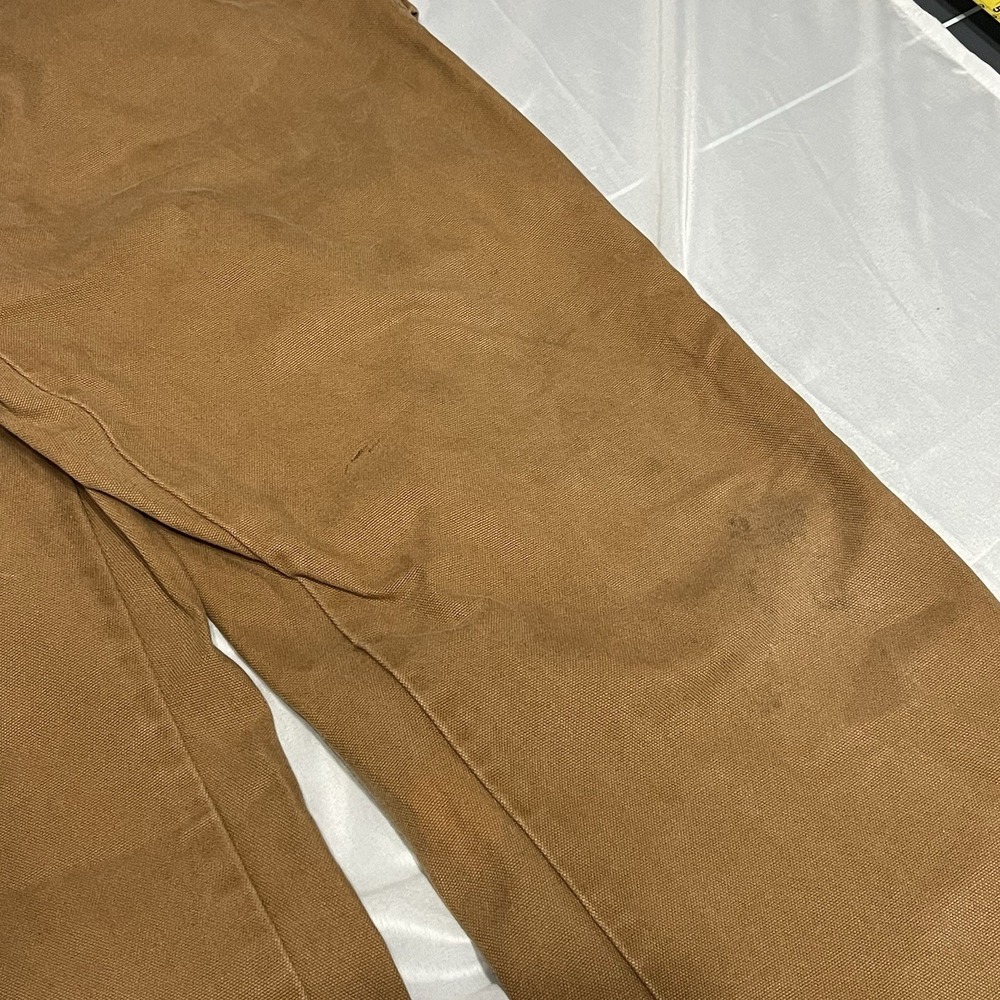 Vintage Dickies Carpenter Pants Mens 36x34 Brown Canvas Faded Utility Grunge - Picture 9 of 12